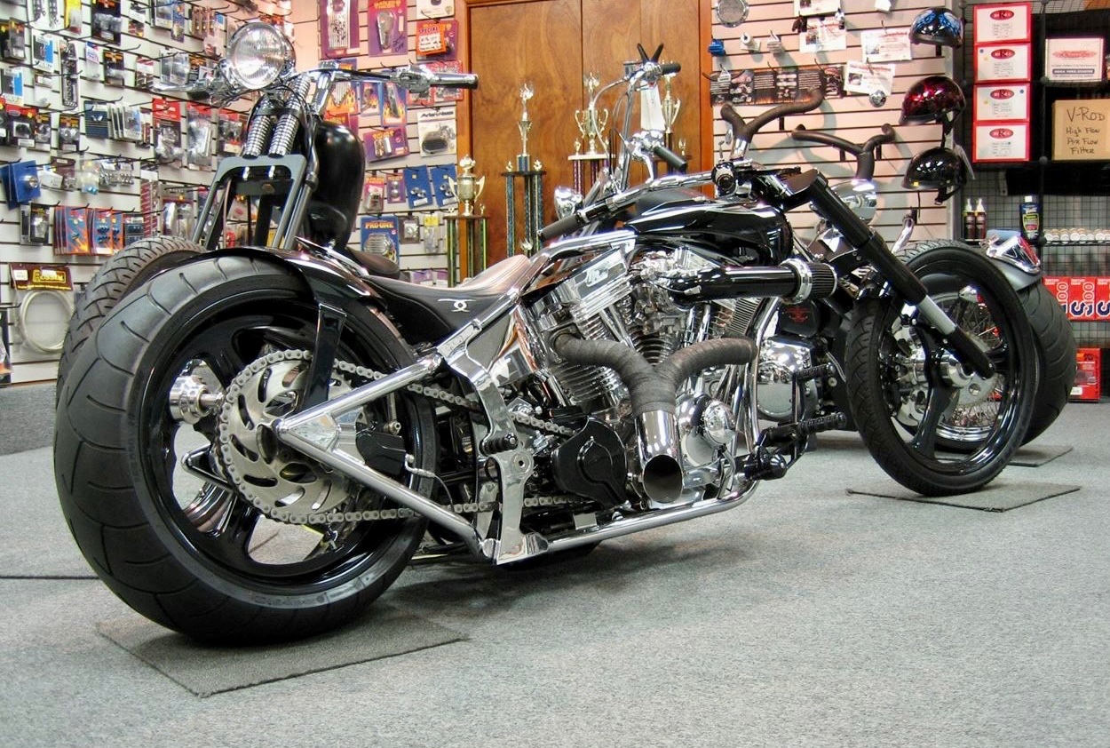 Darkness Within — custom motorcycle by Doug Keim at Creative Cycles