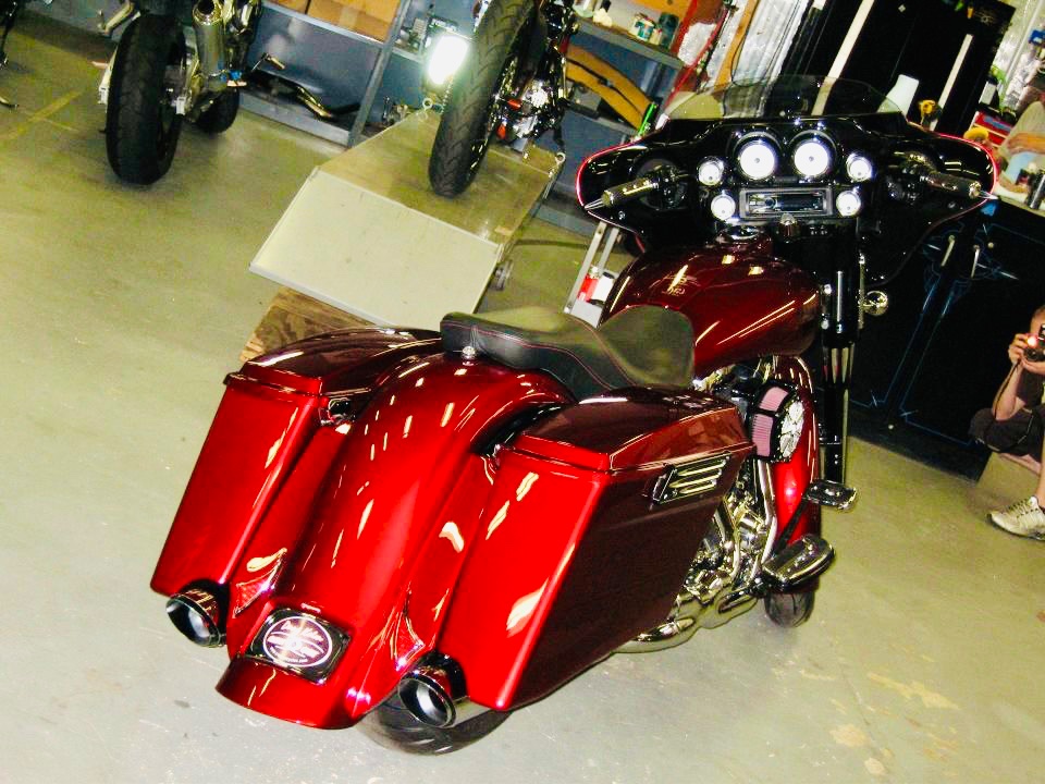 Funk Master Flex HD Street Glide detail — Creative Cycles