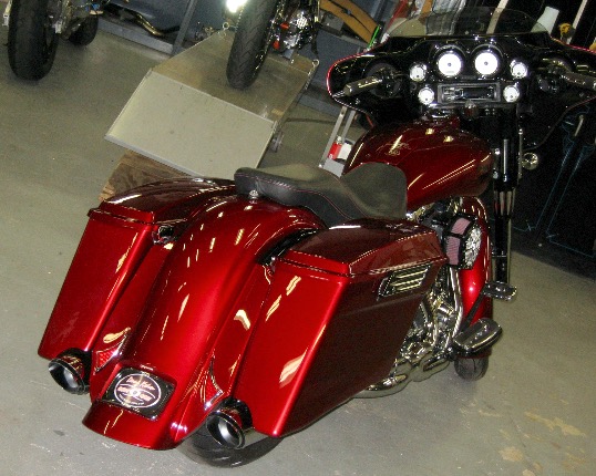 Funk Master Flex HD Street Glide detail — Creative Cycles