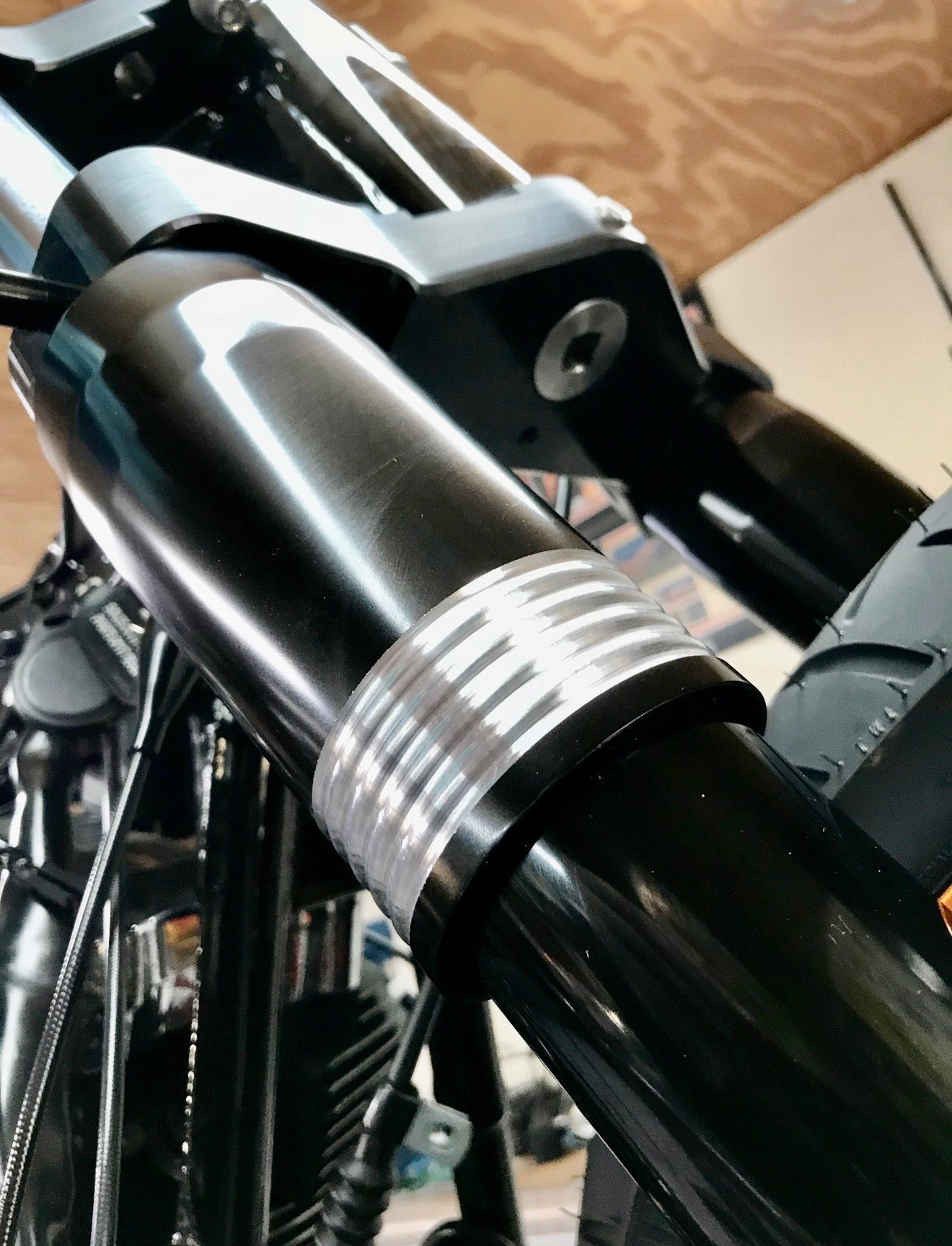 "Orange Tang" Custom H-D Road King — hand-crafted custom motorcycle built by Doug Keim at Creative Cycles, Umatilla FL