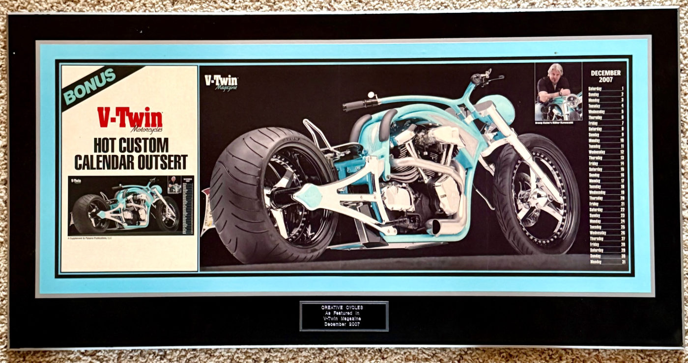 Creative Cycles "The Rising" TV Build-Off Bike — hand-crafted custom motorcycle built by Doug Keim at Creative Cycles, Umatilla FL