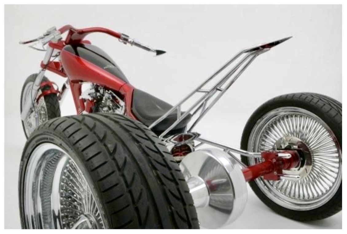 Creative Cycles "Doo-Wop" Big Pimpin' Trike — hand-crafted custom motorcycle built by Doug Keim at Creative Cycles, Umatilla FL