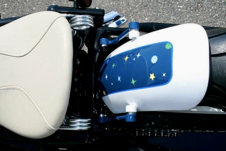 Pharrell Williams Cosmic Racer HD Softail — custom Harley-Davidson built by Doug Keim at Creative Cycles
