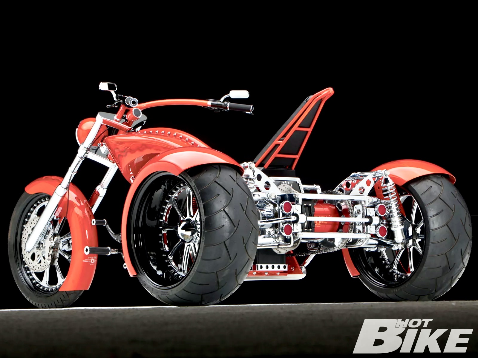 Creative Cycles "Roll-X" Hand Crafted Trike — hand-crafted custom motorcycle built by Doug Keim at Creative Cycles, Umatilla FL
